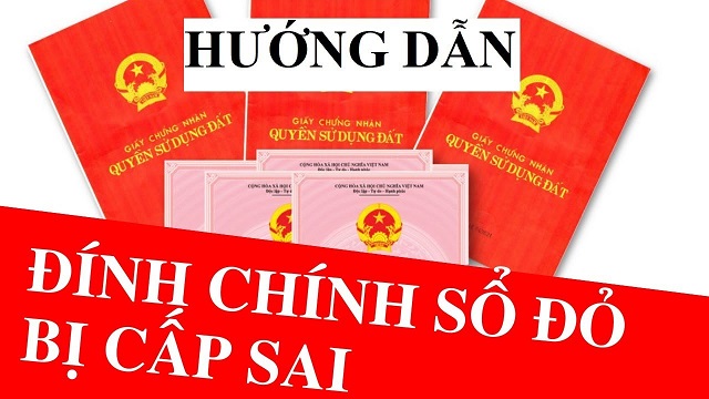 Thủ tục xin đính chính sổ đỏ như thế nào?