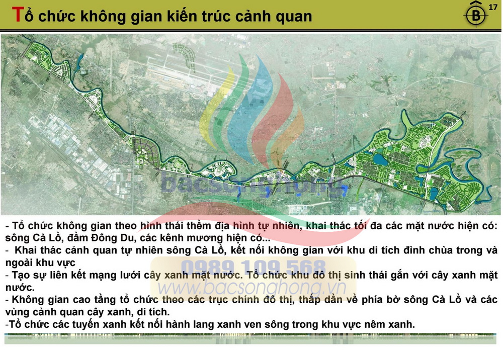 Quy hoạch tổ chức không gian phân khu GNC Đông Anh